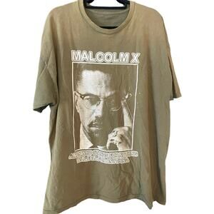 Vintage 90s Malcolm X A Man Who Stands For Nothing Will Fall For Anything XL